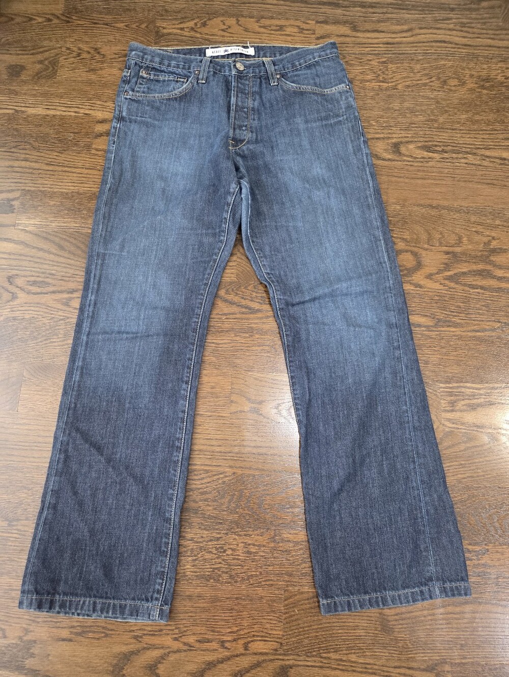 Agave Denim Men's Classic Blue Straight-Leg Jeans Sz.33